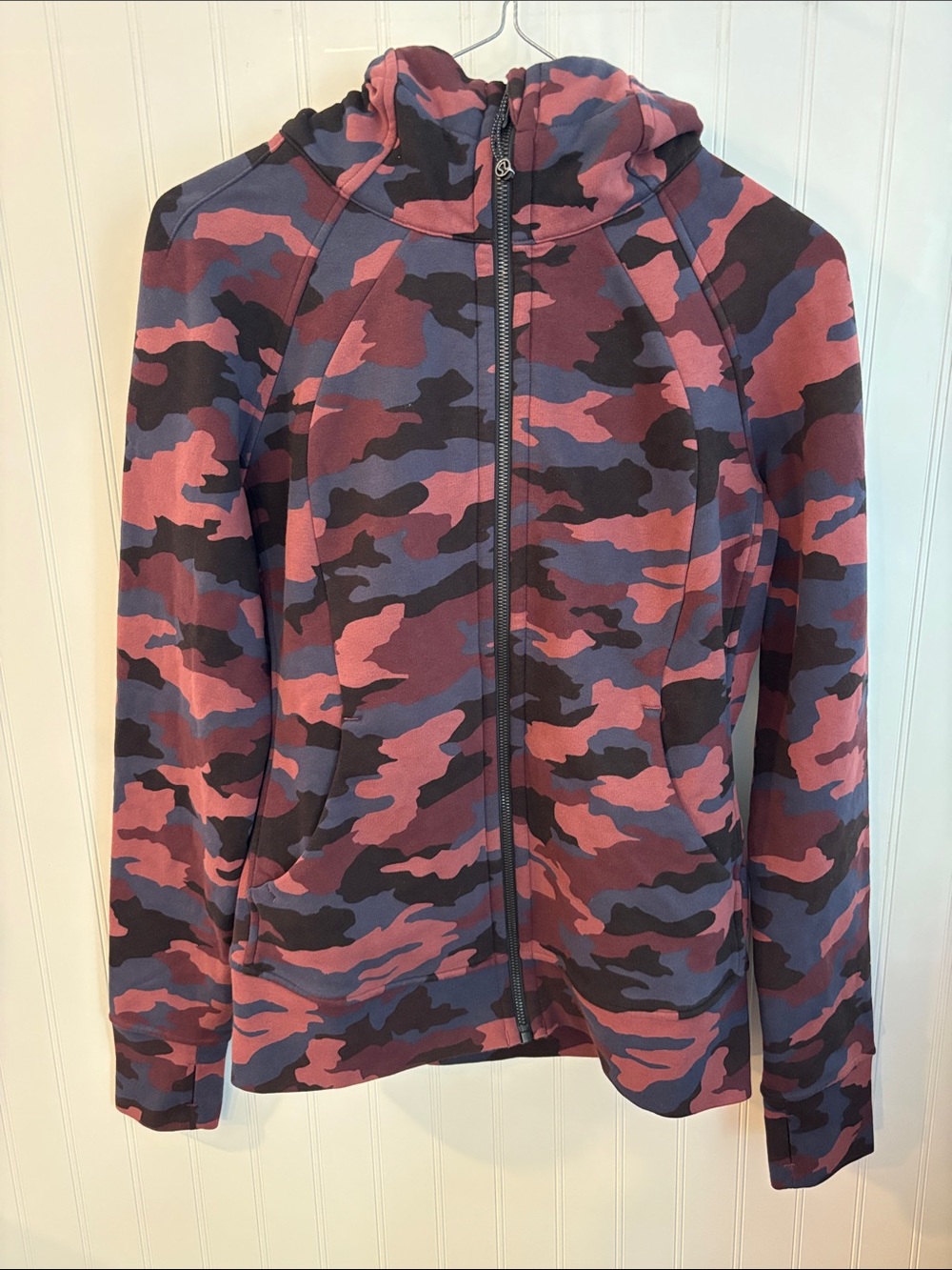 lululemon athletica Pink & Purple Camo Full-Zip Hoodie